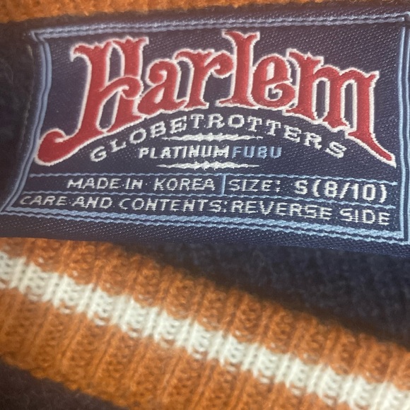Harlem Globetrotters limited Edition V Neck Sweater Size Small ( 17 A ) - Picture 3 of 6
